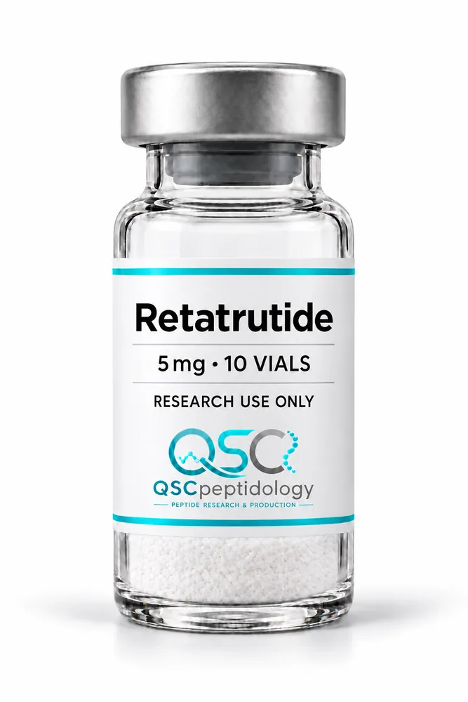 Retatrutide 5mg (Packung mit 10 Fläschchen) QSC Peptidology